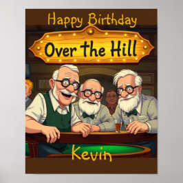 Over de Hill Club Poster