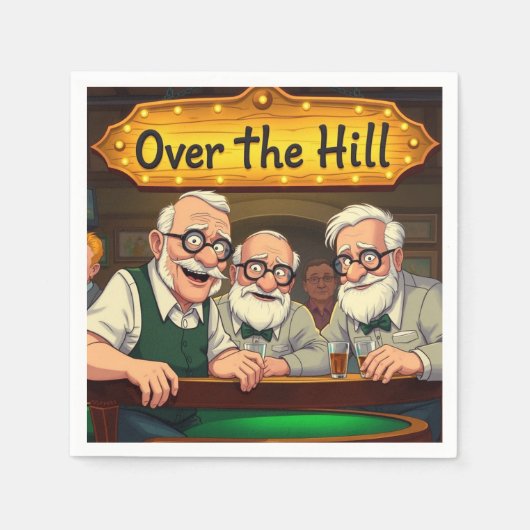 Over de Hill Club Servet (Voorkant)