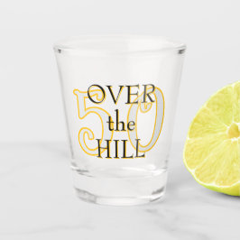 Over de Hill Custom Leeftijd Shot Glas