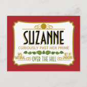 Over de Hill Funny Birthday Party Briefkaart (Voorkant)