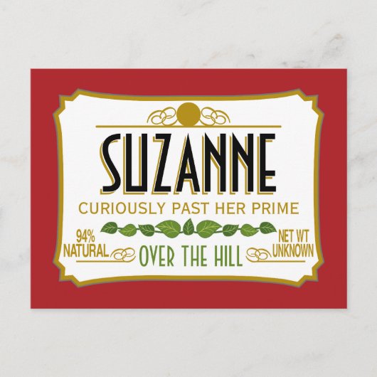 Over de Hill Funny Birthday Party Briefkaart (Voorkant)