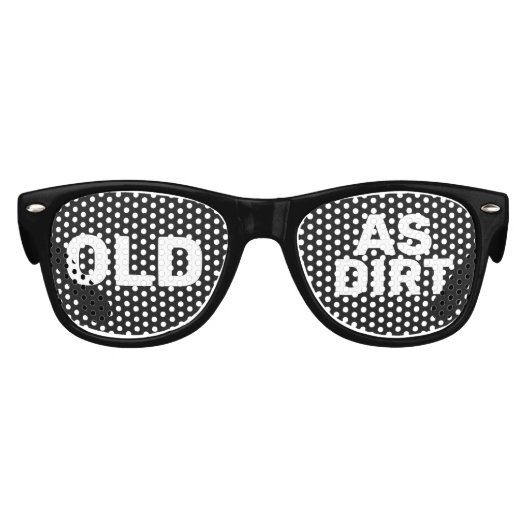 OVER DE HILL FUNNY OUD SUNGLASSEN GLOPEN! KINDER ZONNEBRIL (Voorkant)