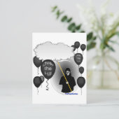 Over de Hill Grim Reaper verjaardag Briefkaart (Staand voorkant)