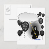 Over de Hill Grim Reaper verjaardag Briefkaart (Voorkant / Achterkant)