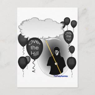 Over de Hill Grim Reaper verjaardag Briefkaart