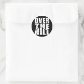 OVER DE HILL RONDE STICKER (Tas)