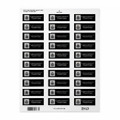 Over de Hill verjaardagstaart Etiket (Full Sheet)