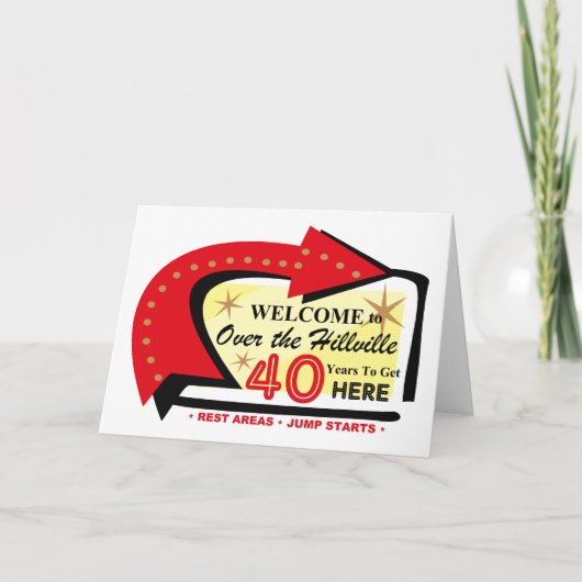 Over de Hillville 40 Kaart (Voorkant)