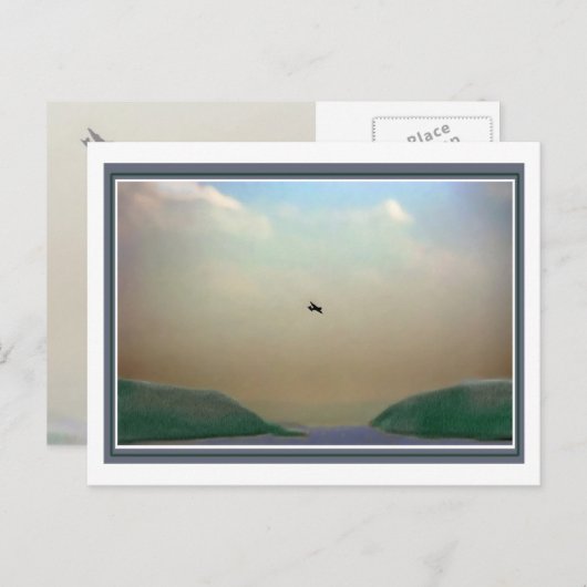 Over de Hudson Briefkaart (Voorkant / Achterkant)