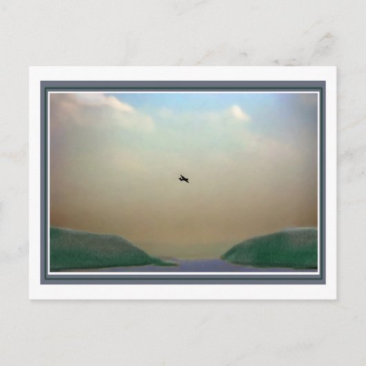 Over de Hudson Briefkaart (Voorkant)