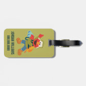 Over de jacht op hanen | Je gegevens toevoegen Bagagelabel (Achterkant horizontaal)