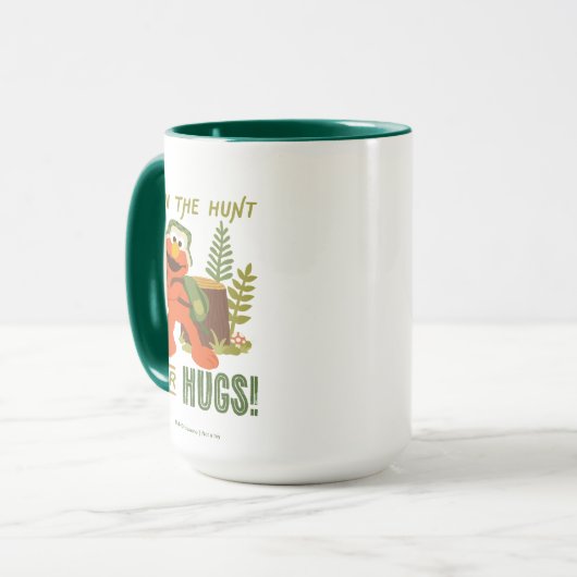 Over de jacht op hanen mok (Voorkant links)