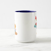 Over de jacht op hanen mok (Midden)