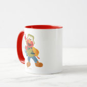 Over de jacht op hanen mok (Voorkant links)