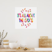 Over de jaren 50 poster (Keuken)