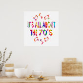 Over de jaren 70 poster (Keuken)