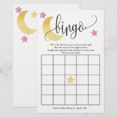 Over de Kaart van de Bingo van de Moon, Moon en Ro (Voorkant / Achterkant)