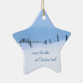 Over de kerstversiering van Miles Keramisch Ornament (Rechts)