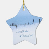 Over de kerstversiering van Miles Keramisch Ornament (Links)