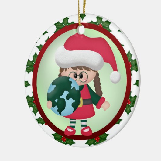 Over de kerstversiering van Miles Keramisch Ornament (Links)