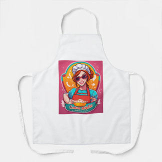 Over de keuken chef-kok tellen als schort