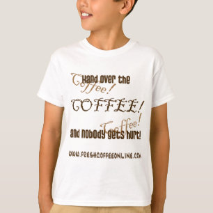 Over de koffie t-shirt