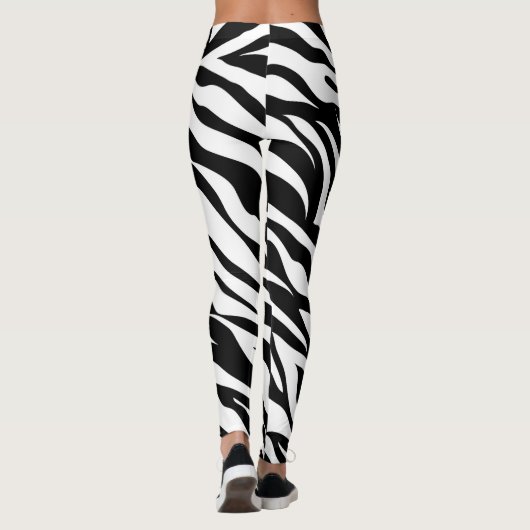 Over de leggings van Zebra afdrukken. (Achterkant)