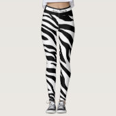Over de leggings van Zebra afdrukken. (Voorkant)