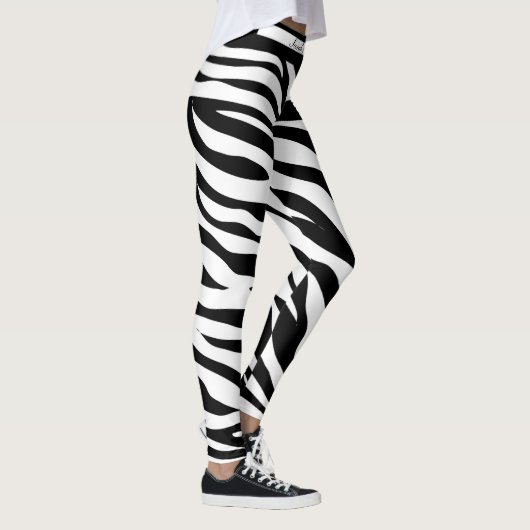 Over de leggings van Zebra afdrukken. (Rechts)
