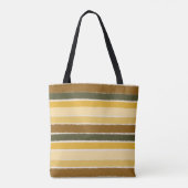 Over De Lijnen Warm Aards Tote Bag (Achterkant)