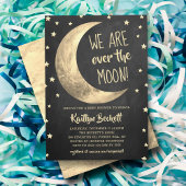 Over de maan | BABY SHOWER Kaart