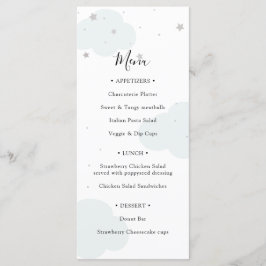 Over de Maan Baby shower Menu