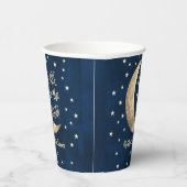 Over de maan | BABY SHOWER Papieren Bekers (Rechts)