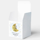 Over de maan | Baby shower voor jongens Bedankdoosjes (Geopend)