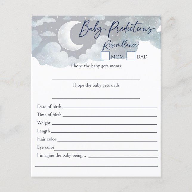 Over de maan baby voorspellingen advies (Voorkant)