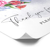 Over de maan Bedankt voor uw komst Poster (Hoek)