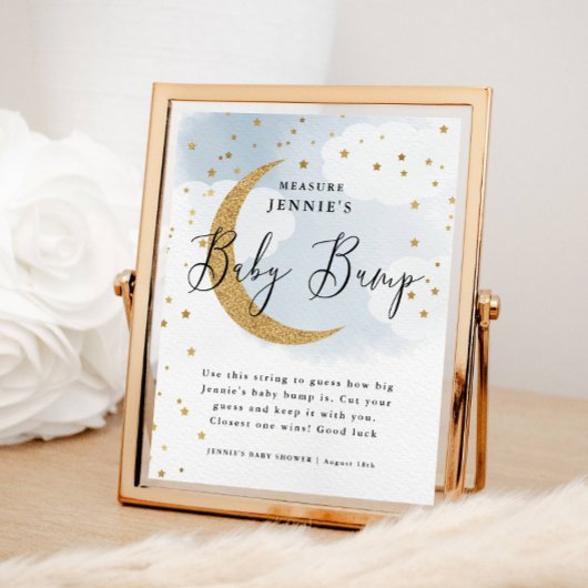 Over de Maan Blauw Meet de Bump Shower Game Poster