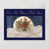 Over de maan briefkaart (Voorkant)