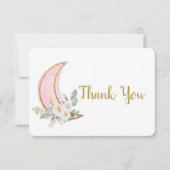 Over de maan Dank je kaart (Voorkant)