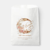 Over de maan dank u aan de maan dromerig bedankzakje (Voorkant)