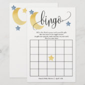 Over de maan, de Kaart van de Moon van de Waterver (Voorkant / Achterkant)