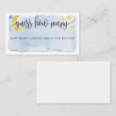 Over de maan denk je dat Blauw weet hoeveel Kaart (Voorkant / Achterkant)