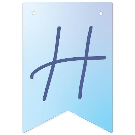 Over de Maan en de Stars Birthday Party Vlaggetjes (Tweede vlag)