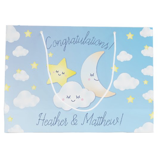 Over de maan en de sterren groot cadeauzakje (Achterkant)