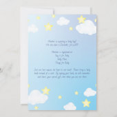 Over de maan en de sterren kaart (Achterkant)