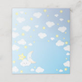 Over de maan en de sterren plaatskaartje (Buitenkant ongevouwen)