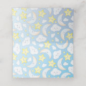 Over de maan en de sterren plaatskaartje (Binnenkant ongevouwen)