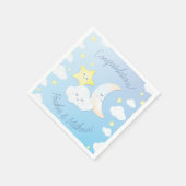 Over de maan en de sterren servet (Hoek)