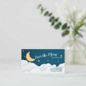 Over de maan en de wolken visitekaartje (Staand voorkant)