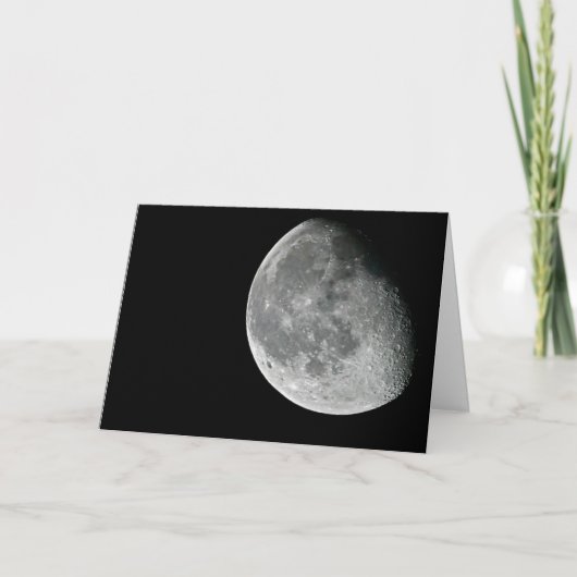 Over de maan feestdagen kaart (Voorkant)